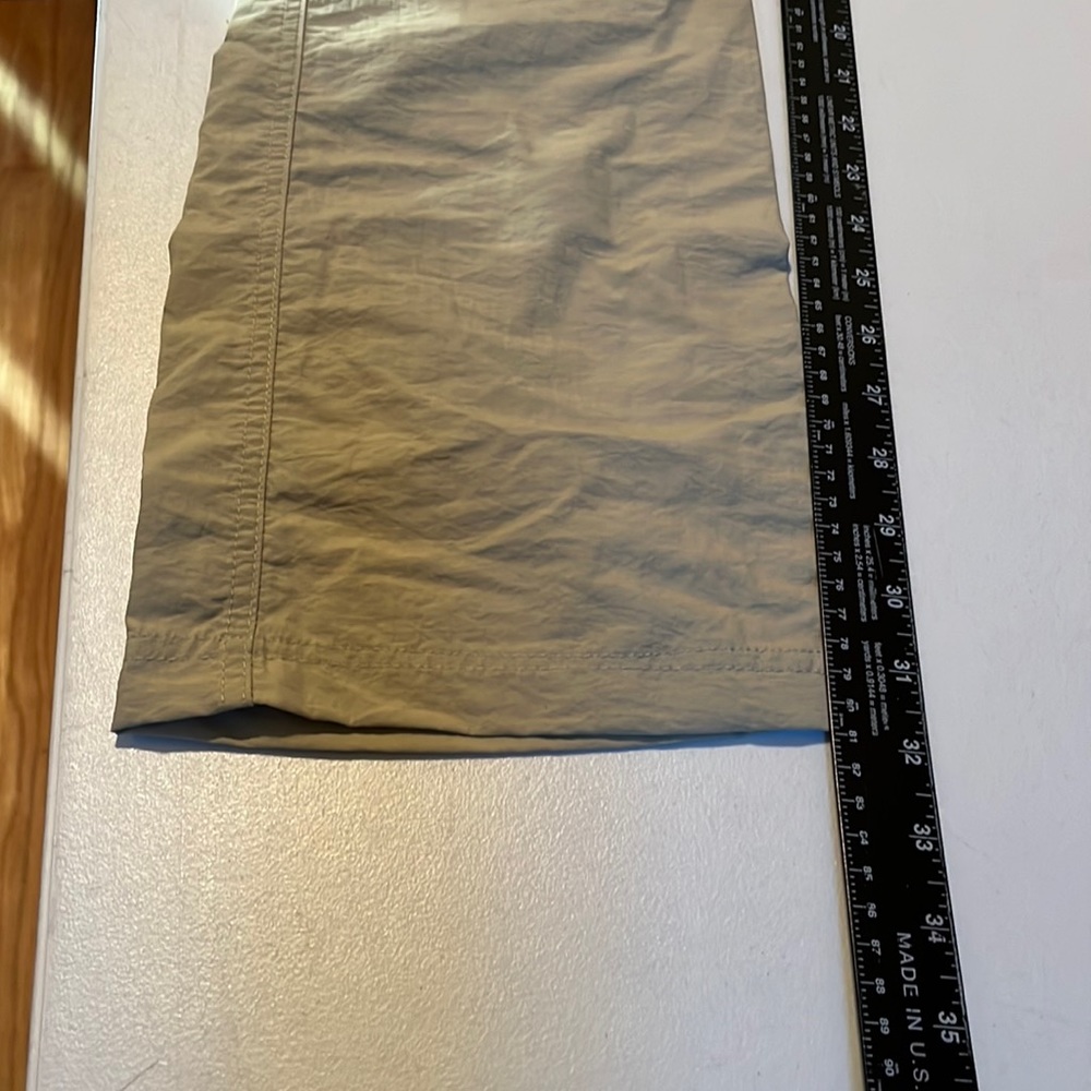 Canyon Creek tan XXL climate control lightweight  convertible zip cargo pants - Picture 7 of 13